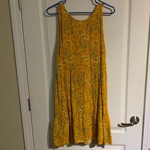 Yellow Floral Dress